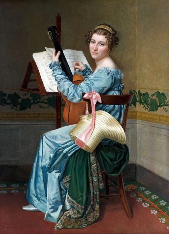 Ritratto di Victorine van der Haert, sorella dell'artista, 1818 - Museo delle Belle Arti di Digione
